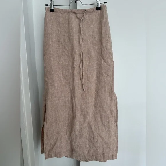 MATE the Label Tan Midi Skirt - Picture 2 of 2